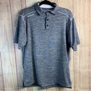 Columbia Men's Heathered Gray Polo Golf Shirt